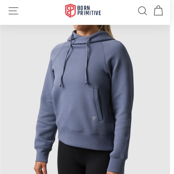 Born Primitive Tops - Born Primitive In Your Element Hoodie - Medium - Faded Denim
